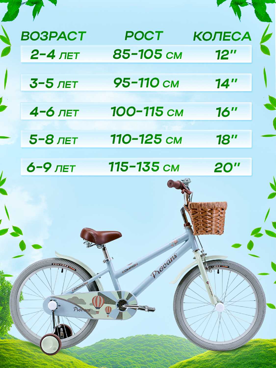 Велосипед детский COMIRON Provans (16
