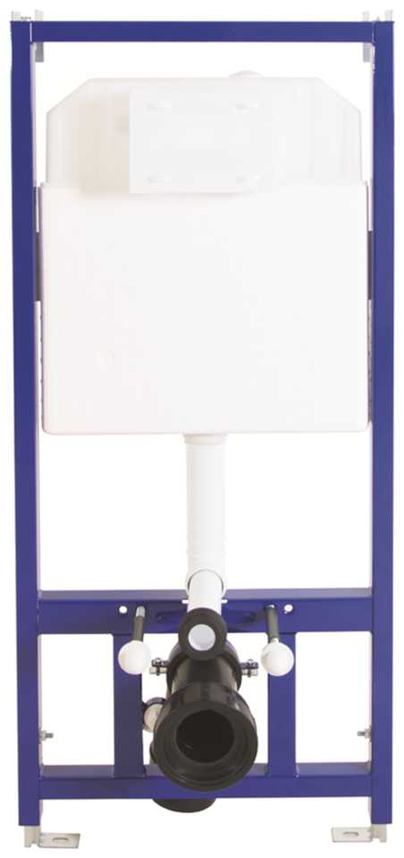 Инсталляция BERGES Novum 525 для монтажа подвесного унитаза кнопка D3 хром глянец фотография 1