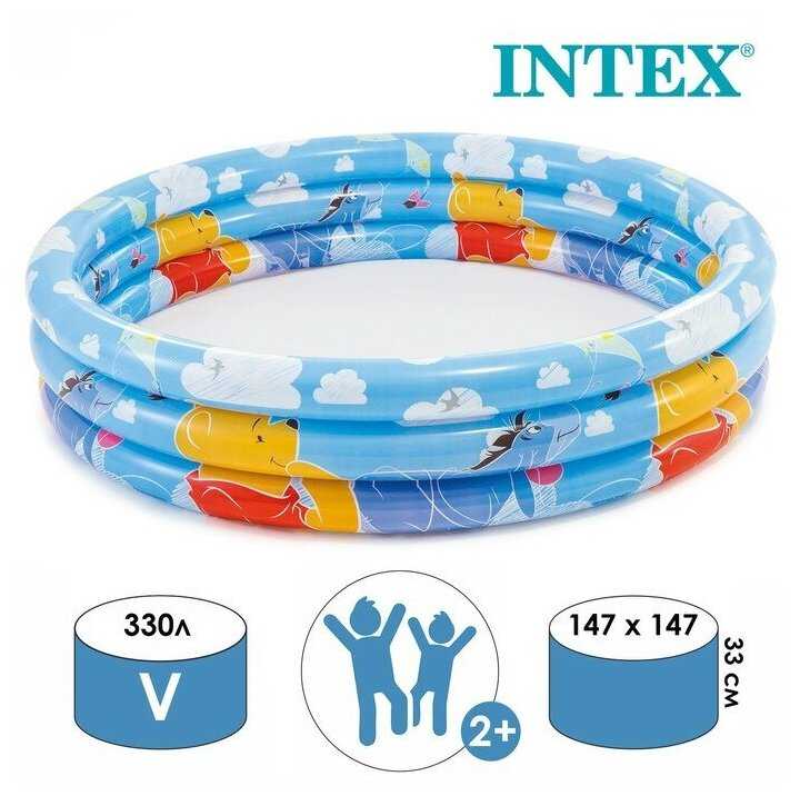 Бассейн Intex Winnie The Pooh Three Ring (58915) фотография 1