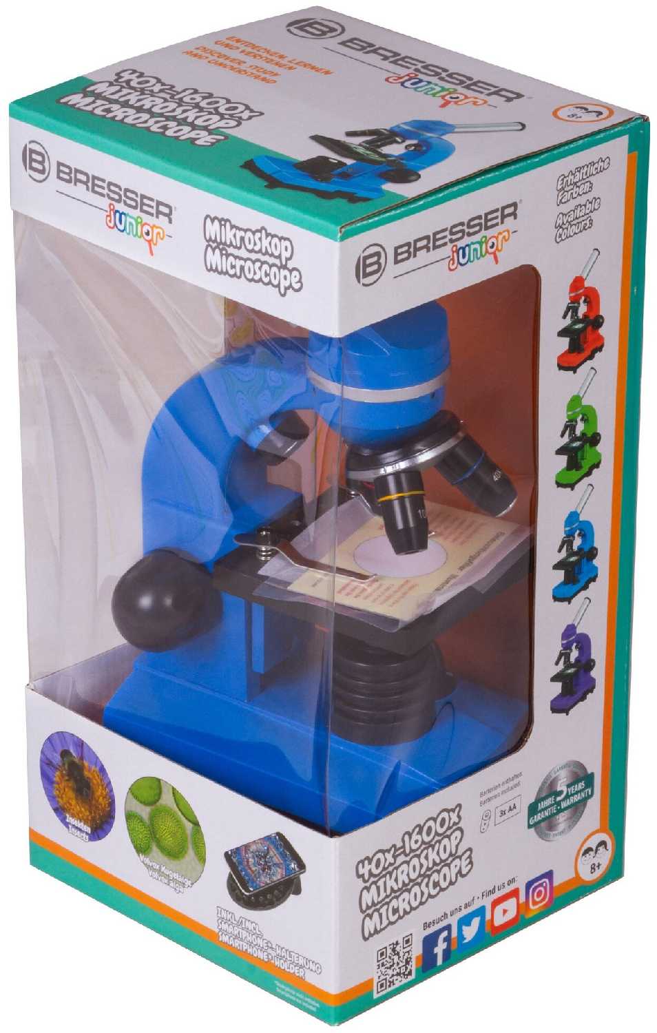 Микроскоп BRESSER Junior Biolux SEL 40–1600x фотография 6