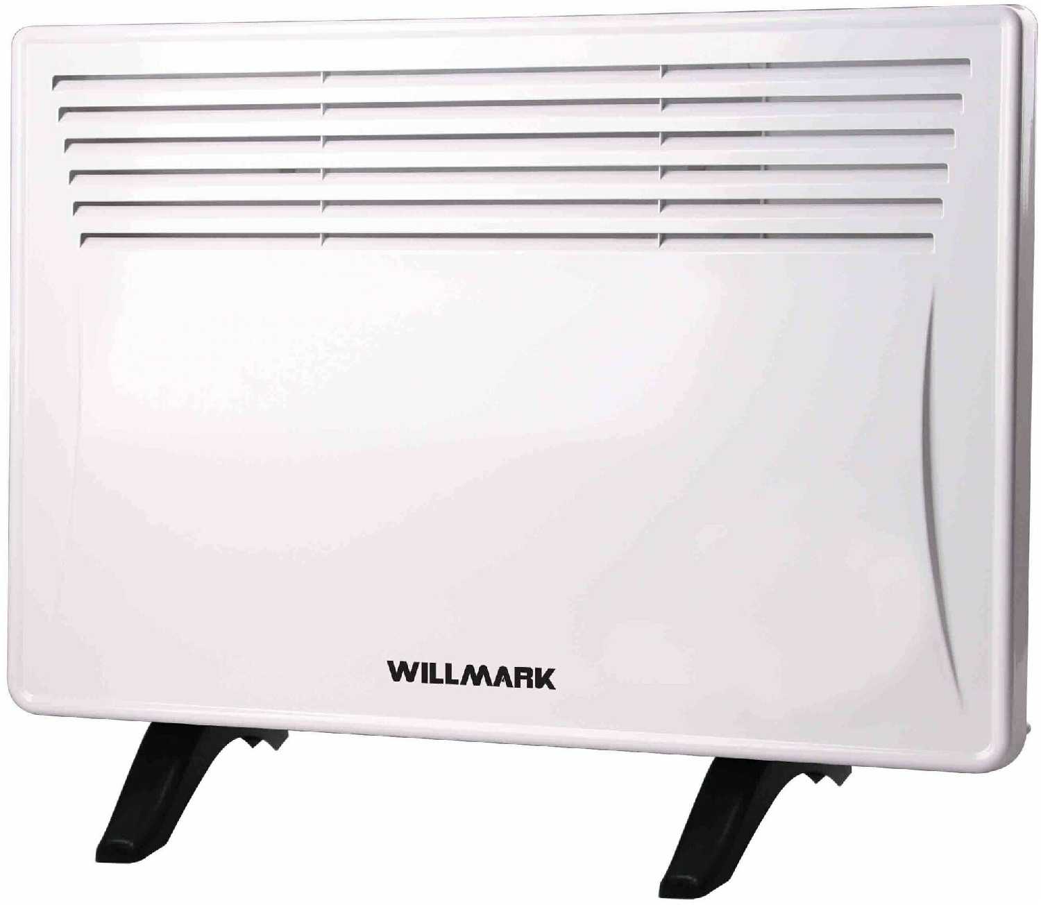 Обогреватель WILLMARK CH-1000Y/W, конвекторный, настенный/напольный, 1000 Вт, 20 м² фотография 2