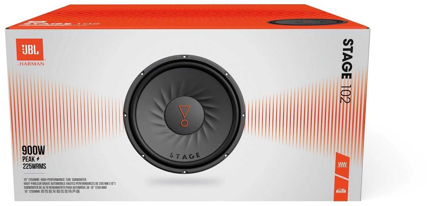 Автомобильный сабвуфер JBL Stage 102 фотография 8