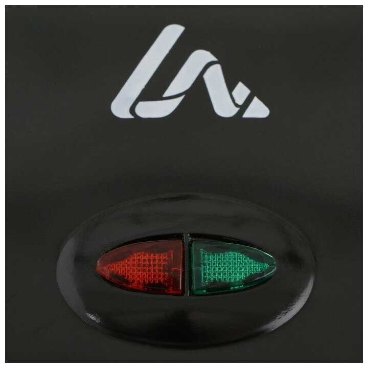 Электровафельница LuazON LT-09, 750 Вт, венские вафли, антипригарное покрытие, черная фотография 7