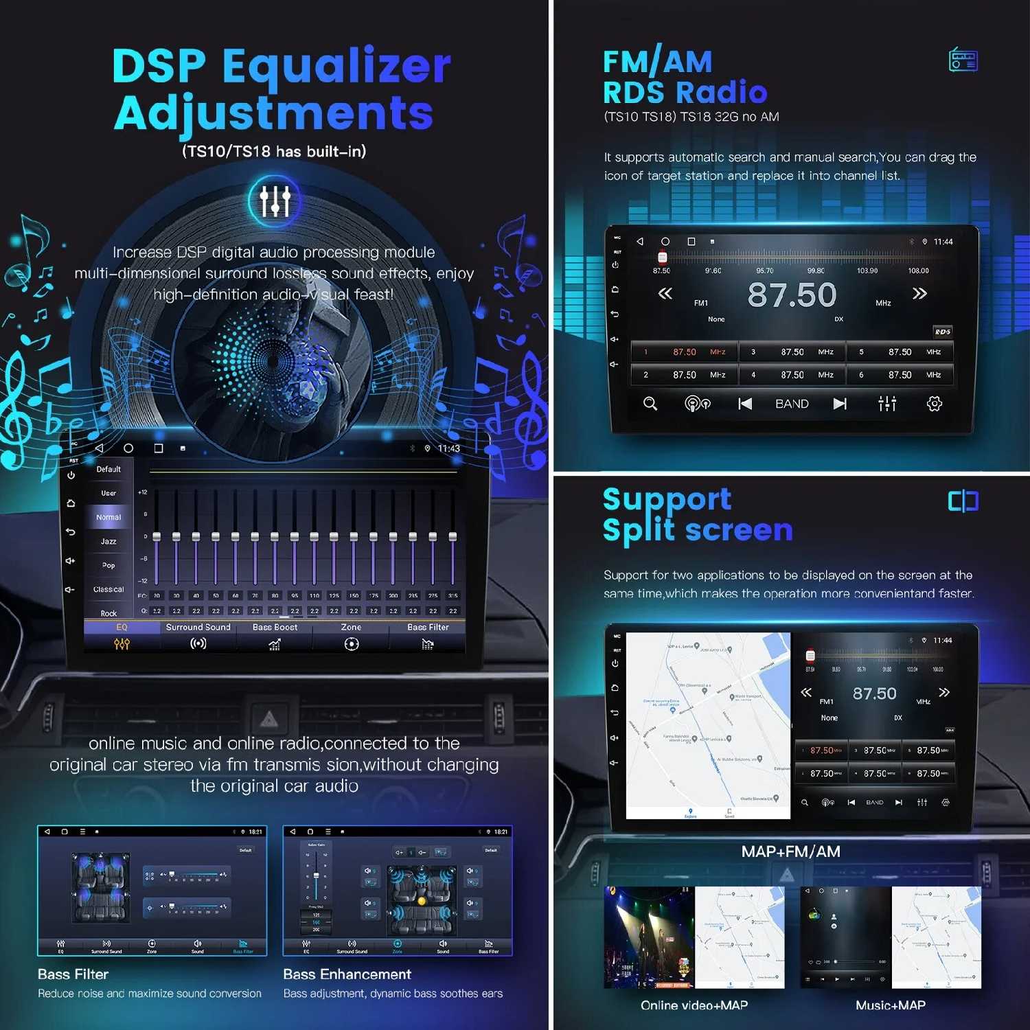 Автомагнитола Магнитола 2 Din Android (TS10) фотография 6