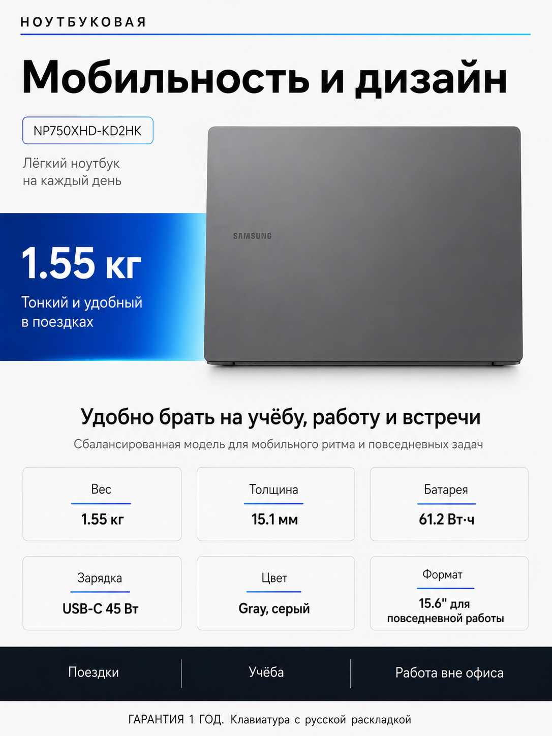 Ноутбук Samsung Galaxy Book5 (Ultra 7) фотография 5