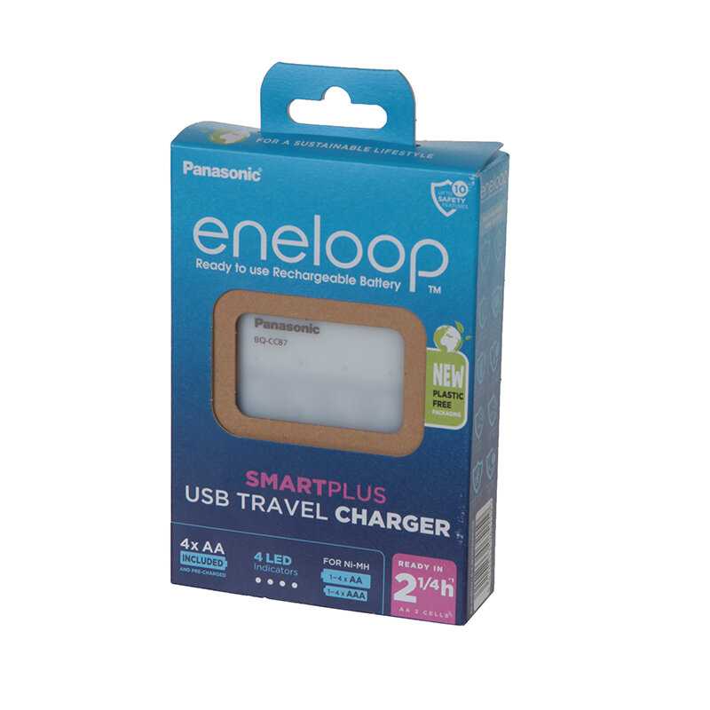 Зарядное устройство Panasonic Eneloop SmartPlus USB Travel Charger фотография 6