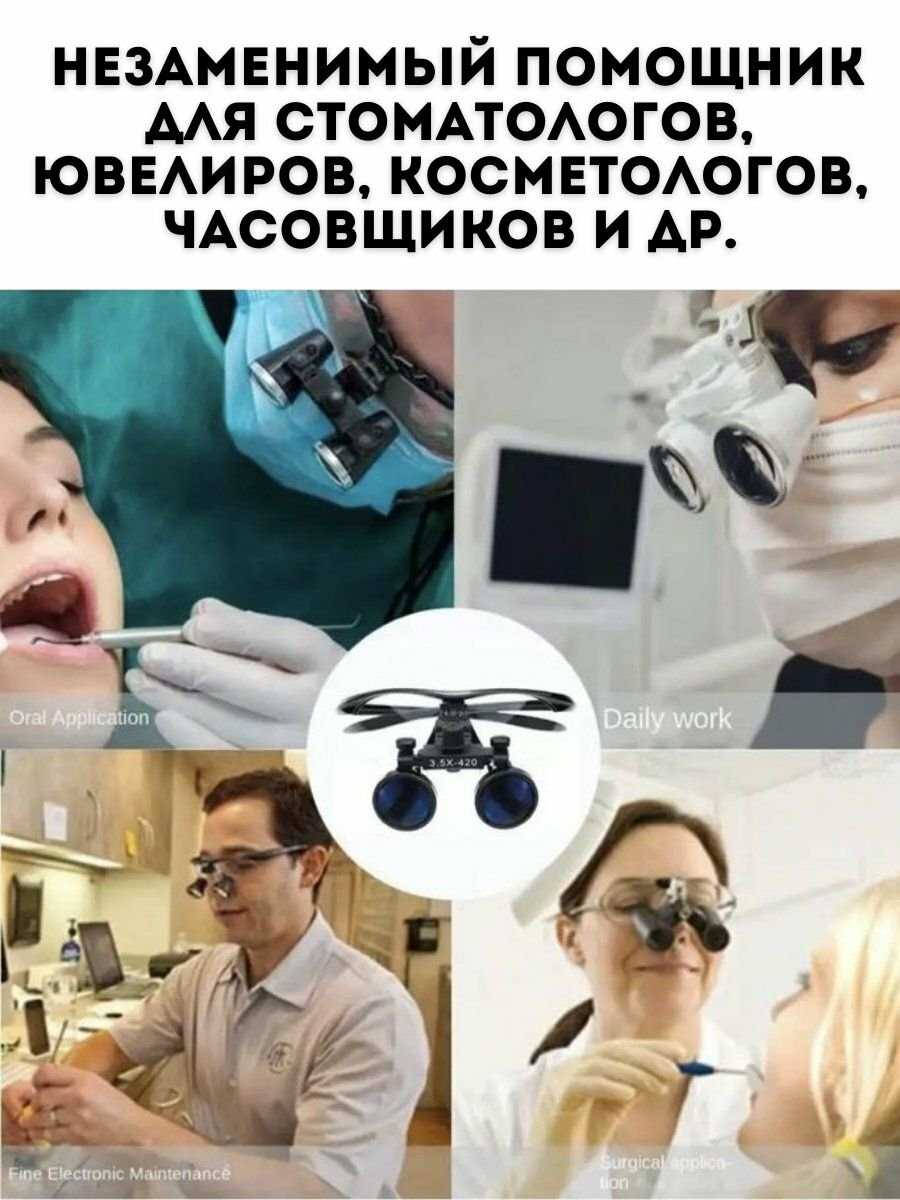Бинокулярные очки-лупы CleverTech Бинокулярные очки-лупы 3.5х фотография 3