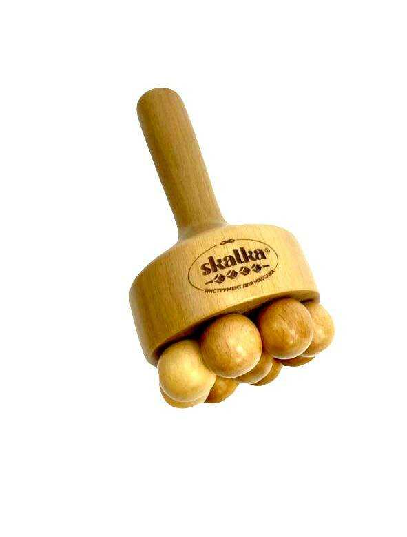 Skalka деревянный массажер Лапушка-липосфера (№69) фотография 3