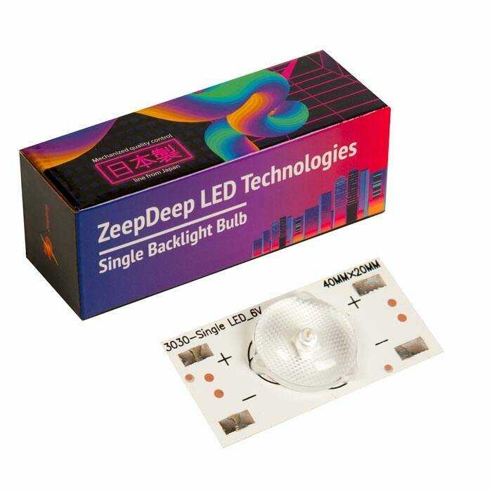 Светодиодная подсветка ZeepDeep LED 3030-SingleLED (6 В)