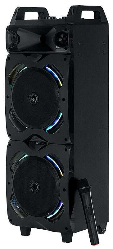 Акустическая колонка DIALOG Oscar AO-220 100W RMS, Караоке с беспр. микр, BT+FM+USB+SD+GT фотография 2