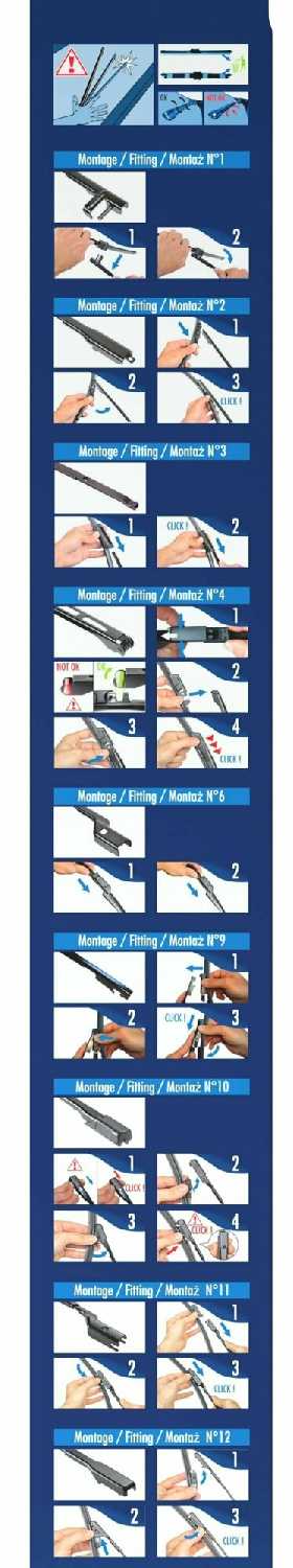 Щетка стеклоочистителя Valeo Silencio Flat Blade Set (VM402) фотография 15