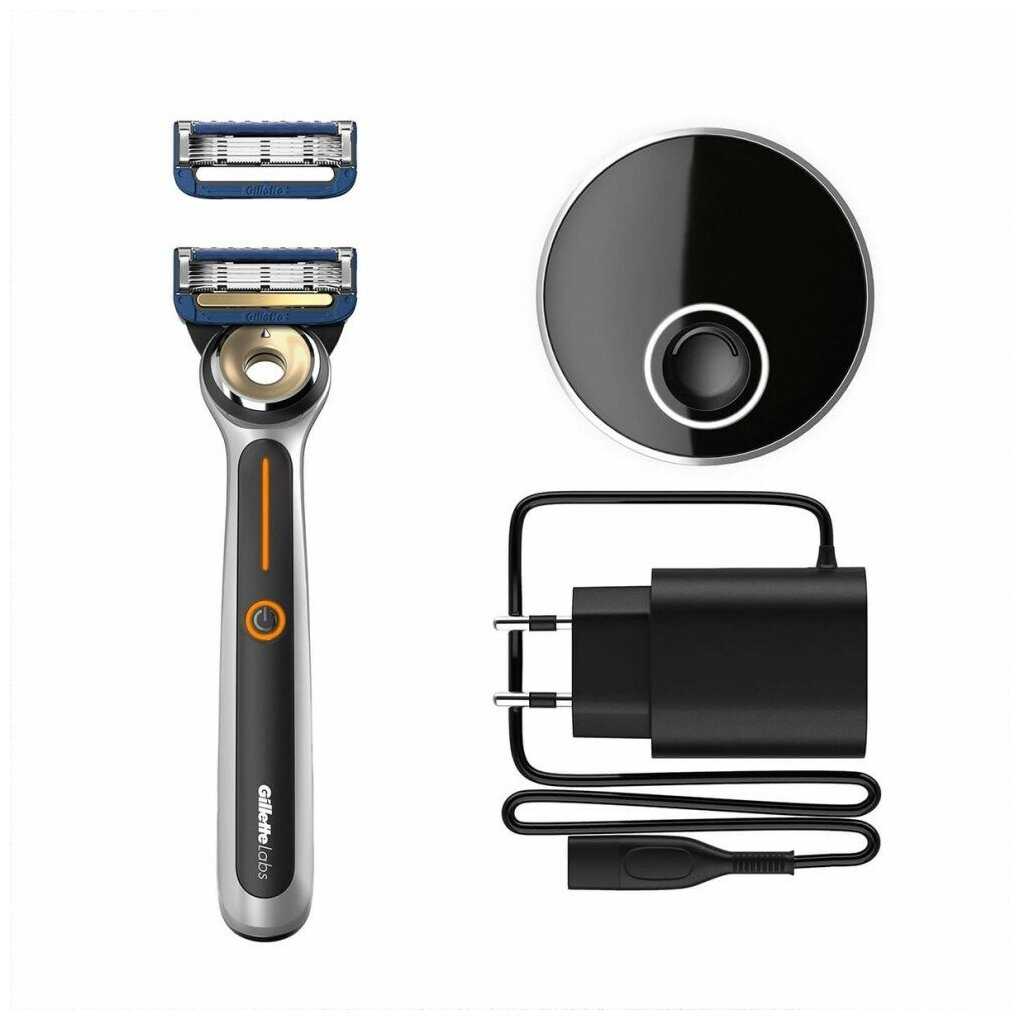Бритвенный станок Gillette Labs Heated Razor + 10 сменных кассет фотография 6