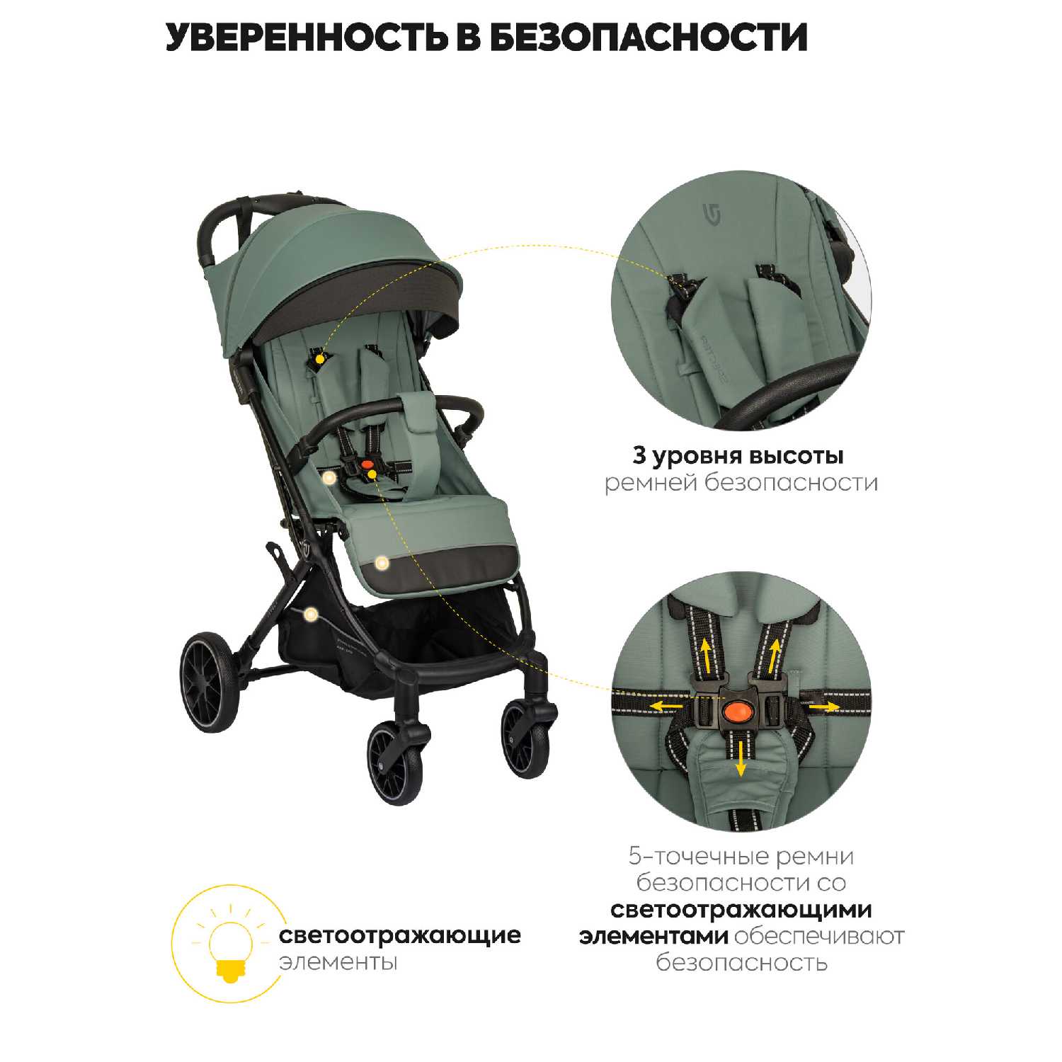 Коляска прогулочная детская Jovola Specter (IN260) фотография 5