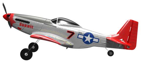 Самолет VolantexRC 761-5 Mustang P-51 RTF (TW761-5), 31.7 см фотография 1